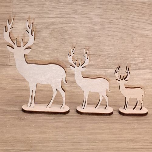 طرح تزیین گوزن آهنی برای برش لیزری - fawn deer ornament for laser cutting ve - برای دستگاه CNC چوب و لیزر (سی ان سی)