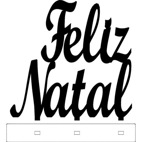 طرح فلیز ناتال پایه تزئین - feliz natal stand decoration - برای دستگاه CNC چوب و لیزر (سی ان سی)