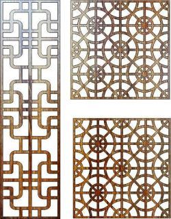 طرح دیوار حائل فنگ شویی برای برش لیزری cnc - feng shui bulkhead for laser cut cnc ve - برای دستگاه CNC چوب و لیزر (سی ان سی)