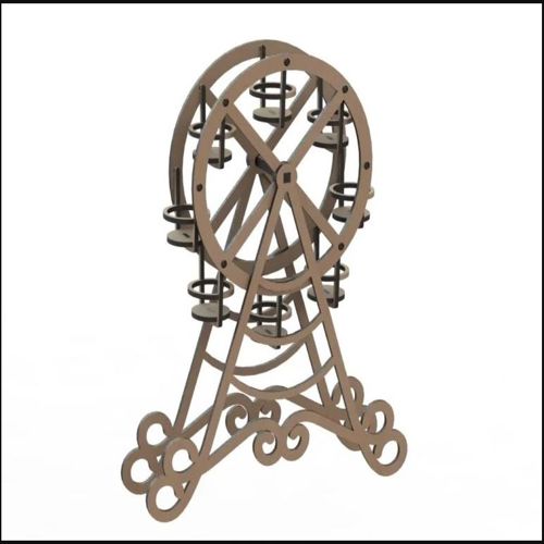 طرح ferris-wheel-cupcake-display-for-laser-cut-ve