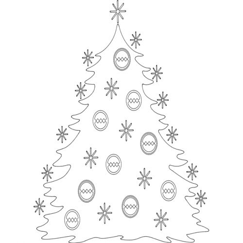 طرح جشن وسایل کریسمس درخت - festive stuff christmas tree - برای دستگاه CNC چوب و لیزر (سی ان سی)