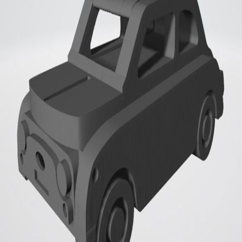 طرح fiat nuova 00 ساده شده برای برش لیزری - fiat nuova 500 simpified for laser cut - برای دستگاه CNC چوب و لیزر (سی ان سی)
