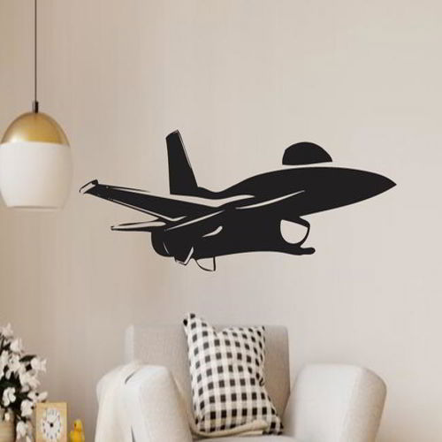 طرح هواپیمای جنگنده silhouette - fighter aircraft silhouette ve - برای دستگاه CNC چوب و لیزر (سی ان سی)