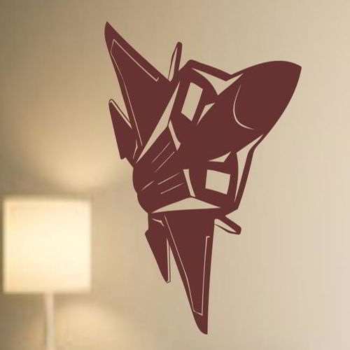 طرح برچسب هواپیمای جنگنده سیلوئت - fighter aircraft silhouette sticker ve - برای دستگاه CNC چوب و لیزر (سی ان سی)