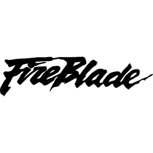 طرح لوگوی تیغه آتش - fire blade logo - برای دستگاه CNC چوب و لیزر (سی ان سی)
