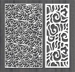 طرح الگوی دود آتش برای برش لیزر cnc نیاز به طراحی - fire smoke pattern design for laser cut cnc - برای دستگاه CNC چوب و لیزر (سی ان سی)