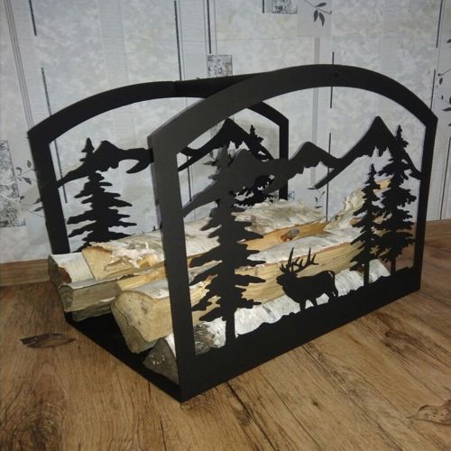 طرح firewood-storage-rack-log-holder-firewood-stand-laser-plasma-cut-template