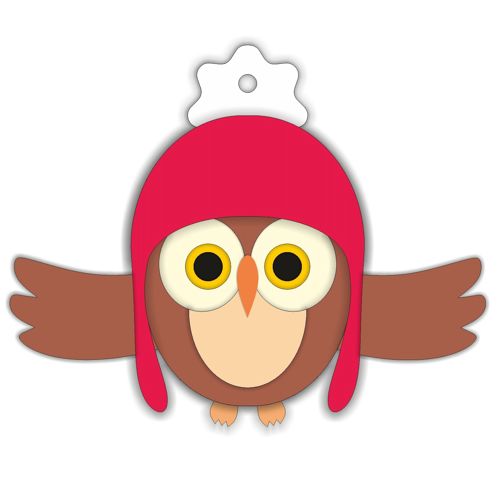 طرح اسباب‌بازی جغد بال‌زن برای برش لیزری - flapping owl toy for laser cut ve - برای دستگاه CNC چوب و لیزر (سی ان سی)