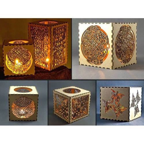 طرح چراغ قوه برای برش لیزری - flashlights for laser cutting ve - برای دستگاه CNC چوب و لیزر (سی ان سی)