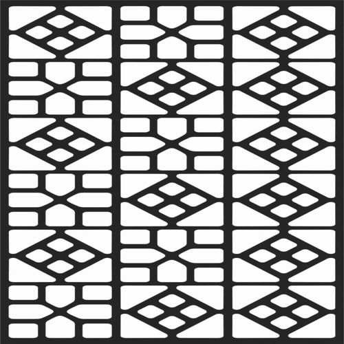 طرح الگوهای گل صفحه طراحی - floral screen patterns design 4 - برای دستگاه CNC چوب و لیزر (سی ان سی)