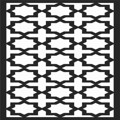 طرح الگوهای صفحه گلدار طراحی - floral screen patterns design 21 - برای دستگاه CNC چوب و لیزر (سی ان سی)