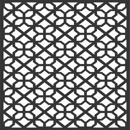 طرح الگوهای گل صفحه طراحی - floral screen patterns design 22 - برای دستگاه CNC چوب و لیزر (سی ان سی)