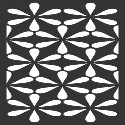 طرح الگوهای گل صفحه طراحی - floral screen patterns design 36 - برای دستگاه CNC چوب و لیزر (سی ان سی)