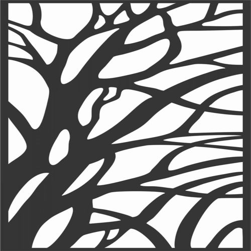 طرح الگوهای گل صفحه طراحی - floral screen patterns design 47 - برای دستگاه CNC چوب و لیزر (سی ان سی)