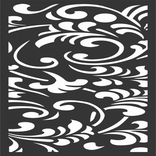 طرح الگوهای صفحه گلدار طراحی - floral screen patterns design 53 - برای دستگاه CNC چوب و لیزر (سی ان سی)