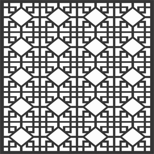 طرح الگوهای گل صفحه طراحی - floral screen patterns design 78 - برای دستگاه CNC چوب و لیزر (سی ان سی)