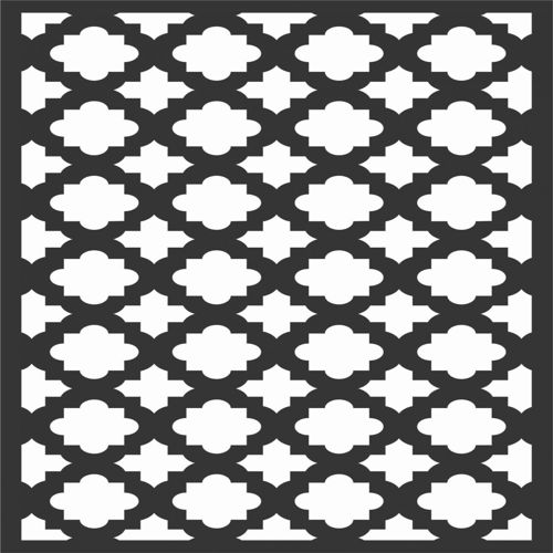 طرح الگوهای صفحه گلدار طراحی - floral screen patterns design 87 - برای دستگاه CNC چوب و لیزر (سی ان سی)