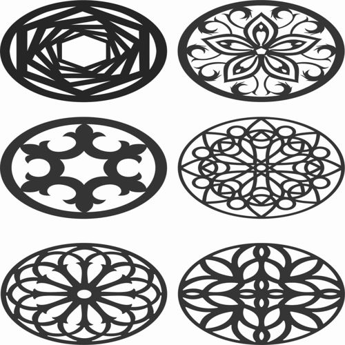 طرح الگوهای صفحه گلدار طراحی - floral screen patterns design 139 - برای دستگاه CNC چوب و لیزر (سی ان سی)