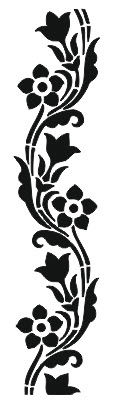 طرح گل و تزئینی الگوی - flowers and decorative pattern - برای دستگاه CNC چوب و لیزر (سی ان سی)