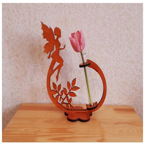 طرح پایه گل برای برش لیزری - flower stand for laser cutting ve - برای دستگاه CNC چوب و لیزر (سی ان سی)