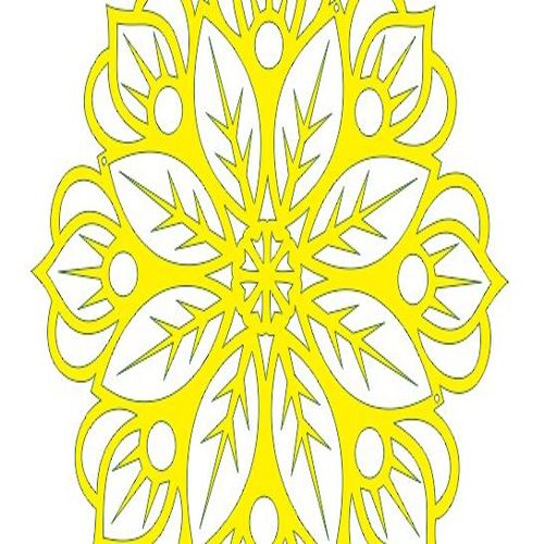 طرح گل وکتور ماندالا برای برش لیزری - flower vector mandala for laser cutting - برای دستگاه CNC چوب و لیزر (سی ان سی)