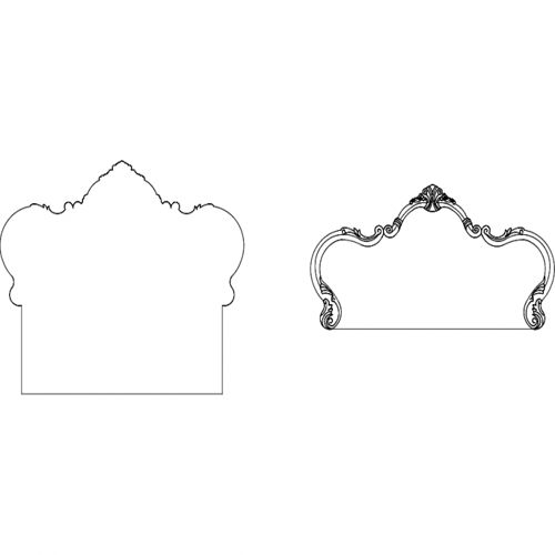 طرح طراحی مبلمان b48 - furniture design b48 - برای دستگاه CNC چوب و لیزر (سی ان سی)