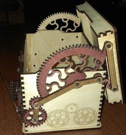 طرح جعبه دنده برای برش لیزر cnc - gear box for laser cut cnc - برای دستگاه CNC چوب و لیزر (سی ان سی)