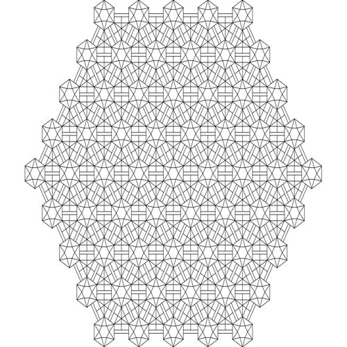 طرح طراحی جغرافیایی - geo design 1 - برای دستگاه CNC چوب و لیزر (سی ان سی)