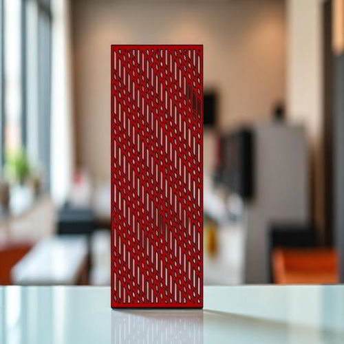طرح هندسی برش لیزری گریل برای پارتیشن اتاق دیوار - geometric laser cut grill for room partition wall ve - برای دستگاه CNC چوب و لیزر (سی ان سی)