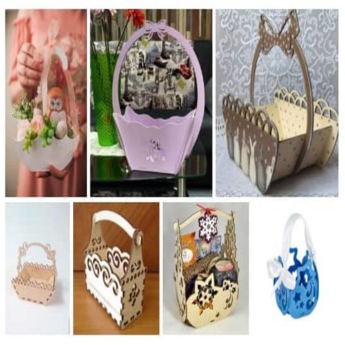 طرح سبدهای هدیه پروژه cnc - gift baskets cnc project ve - برای دستگاه CNC چوب و لیزر (سی ان سی)