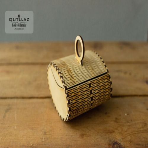 طرح جعبه هدیه میلی‌متری - gift box 3mm ve - برای دستگاه CNC چوب و لیزر (سی ان سی)