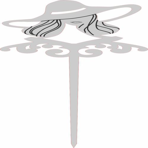 طرح دختر باحال - girl topper ve - برای دستگاه CNC چوب و لیزر (سی ان سی)