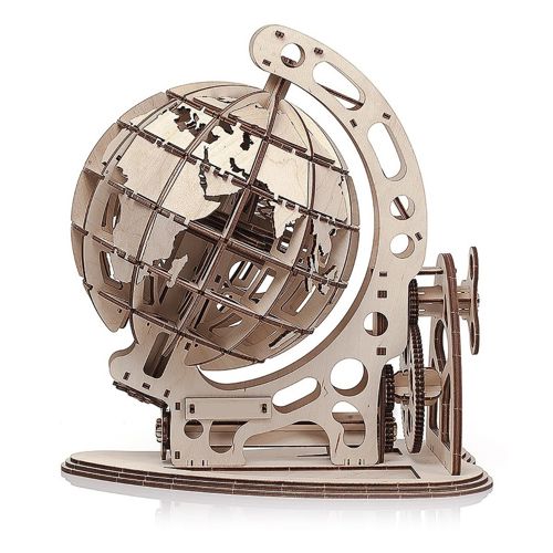طرح کره زمین برای برش لیزری - globe for laser cut ve - برای دستگاه CNC چوب و لیزر (سی ان سی)