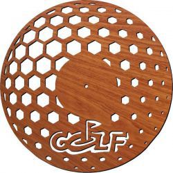 طرح ساعت گلف برای برش لیزری پلاسما - golf clock for laser cut plasma - برای دستگاه CNC چوب و لیزر (سی ان سی)