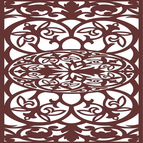 طرح گریل برش cnc jali الگو قالب برای برش لیزری - grill design cnc cutting jali pattern template for laser cut ve - برای دستگاه CNC چوب و لیزر (سی ان سی)