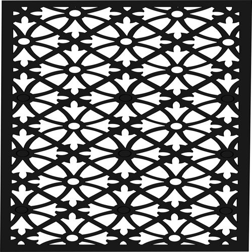 طرح طراحی گریل دکوراسیون الگوی یکپارچه - grill design decoration pattern seamless ve - برای دستگاه CNC چوب و لیزر (سی ان سی)
