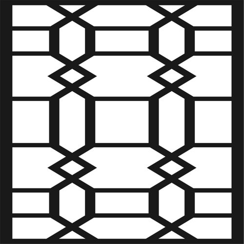 طرح گریل طراحی الگوی تزئین صفحه برای برش لیزری - grill design pattern decoration screen for laser cut ve - برای دستگاه CNC چوب و لیزر (سی ان سی)
