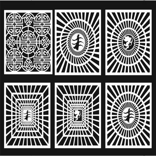 طرح grill-design-pattern-decoration-screen-seamless-designs-set-for-laser-cut-ve