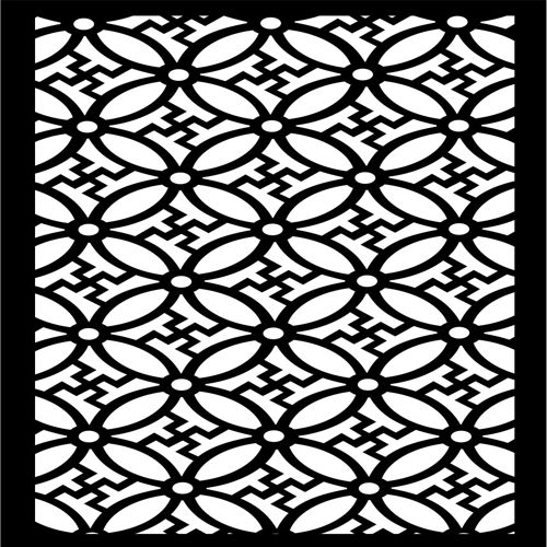 طرح گریل طراحی الگوی تزئین صفحه درز برای برش لیزری - grill design pattern decoration screen seamless for laser cut ve - برای دستگاه CNC چوب و لیزر (سی ان سی)