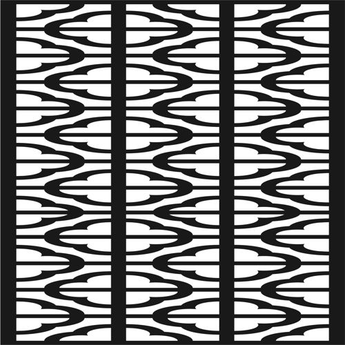 طرح طراحی گریل الگوی صفحه طراحی دکوراسیون برای برش لیزری - grill design pattern screen design decoration for laser cut ve - برای دستگاه CNC چوب و لیزر (سی ان سی)