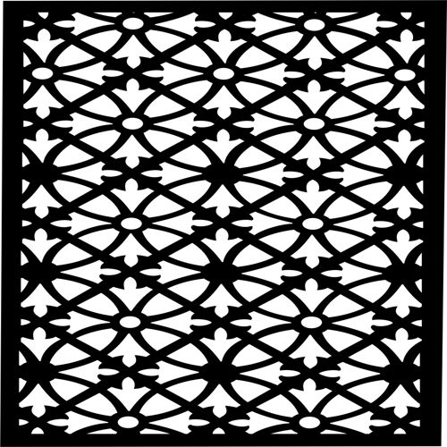 طرح گریل الگوی درز صفحه طراحی دکوراسیون برای برش لیزری - grill design pattern seamless screen design decoration for laser cut ve - برای دستگاه CNC چوب و لیزر (سی ان سی)