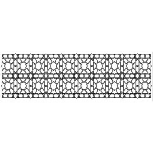 طرح الگوهای جلوپنجره spr 0 - grille patterns spr10x2 - برای دستگاه CNC چوب و لیزر (سی ان سی)