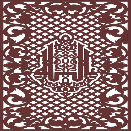 طرح طراحی پارتیشن گریل برش پلاسما طراحی جالی برای برش لیزری - grill partition design plasma cutting jali design for laser cut ve - برای دستگاه CNC چوب و لیزر (سی ان سی)