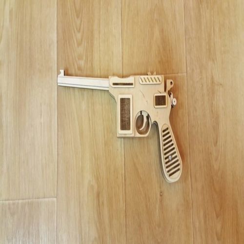 طرح دستبند اسلحه برای برش لیزری - gun handcuff layout for laser cut ve - برای دستگاه CNC چوب و لیزر (سی ان سی)