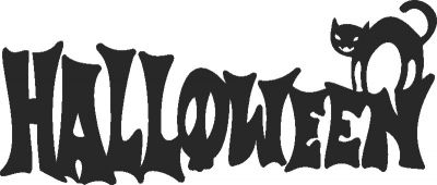 طرح هالووین - halloween 1 - برای دستگاه CNC چوب و لیزر (سی ان سی)