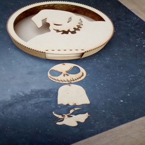 طرح هالووین - halloween - برای دستگاه CNC چوب و لیزر (سی ان سی)