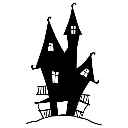 طرح هالووین خانه خالی از اشباع - halloween haunted house - برای دستگاه CNC چوب و لیزر (سی ان سی)