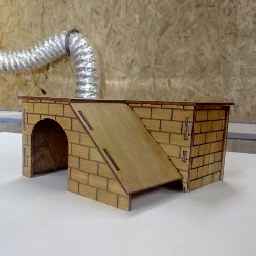 طرح hamster-house-rat-small-animal-hideout-pet-house-with-slide-for-laser-cut-ve