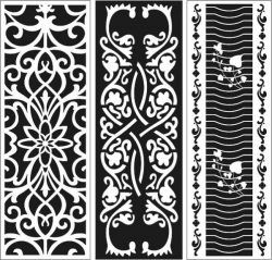 طرح دیوار پارتیشنی آویزدار برای برش لیزری cnc - hanging screen partition wall for laser cut cnc - برای دستگاه CNC چوب و لیزر (سی ان سی)