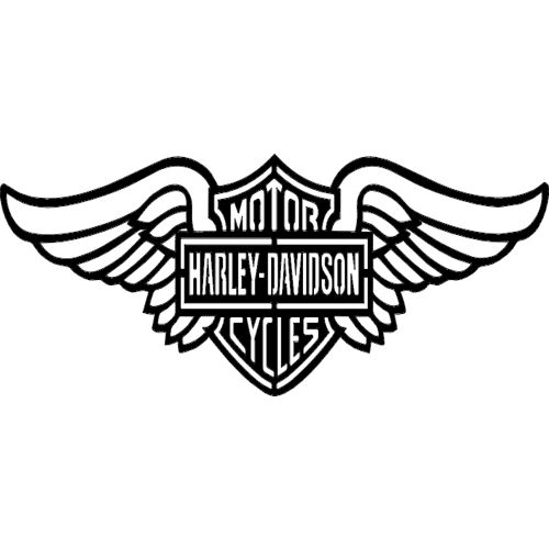 طرح هارلی وینگز - harley wings - برای دستگاه CNC چوب و لیزر (سی ان سی)